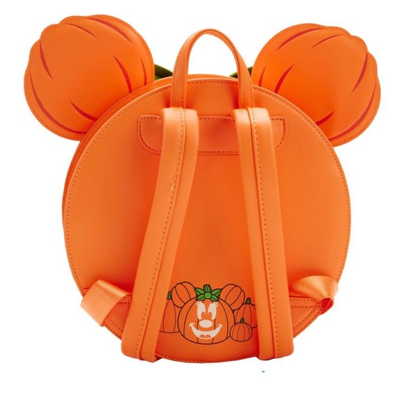 Brand new Minnie Mouse pumpkin backpack glows in the dark - Picture 4 of 6